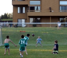 Soccer Nets on our Recreation Field